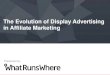 The Evolution of Display Advertising in Affiliate Marketing