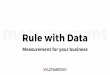 Rule with Data: Measurement for Your Business
