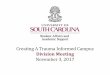 November 2017 Division Meeting - Creating a Trauma Informed Campus