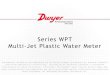 Series WPT Multi-Jet Plastic Water Meter