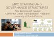 Staffing And Governance of MPOs