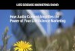 How Audio Content Amplifies the Power of Your Life Science Marketing