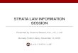 Railtown Law Strata Law Information Session