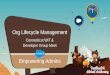 Salesforce Org lifecycle management : empowering admins