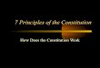 7 principles of the US Constitution