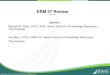 ERM 57 Review - RIMS Handouts/RIMS 16/CAD010/CAD010_ER… · ERM 57 Review CAD 010 Speakers: Michael W. Elliott, CPCU, ... COSO –Enterprise Risk Management –Integrated Framework