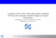 Coupling STAR-CCM+ with Optimization Software IOSO by · PDF fileThe main task of this work was to develop procedure for coupling CFD code STAR-CCM+ with ... Axial 8-stages compressor