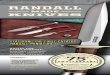 Featuring the First catalog randall · PDF fileFeaturing the First catalog randall Miniature 36 th PRINtINg TOMORROW's COlle CTOR pieCe TOday. We began making knives as a ... knives