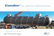 Conder Separator Brochure 8 pages PTA 2015 - Premier · PDF fileSeparator Alarms All oil separators are required by legislation to be ﬁ tted with an oil level alarm system with recommendations