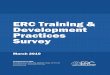 ERC Training & Development Practices Survey · PDF fileIn February of 2010, ERC conducted a survey on organizations in Northeast Ohio to determine trends in administering training,