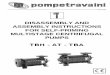 DISASSEMBLY AND ASSEMBLY INSTRUCTIONS FOR · PDF file9 - Spare parts 10 - Parts list 11 - Sectional drawings and auxiliary drawings ... part over a conical guiding sleeve “A” or