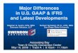 Major Differences between US GAAP and IFRS - Swenson …swensonadvisors.com/assets/MajorDifferencesBetween... · commit to reduce differences between US GAAP and IFRS, initiating
