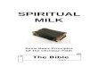SPIRITUAL MILK - thebiblewayonline.com. Spiritual Milk with …  · Web viewMeditation is what will give depth to your study of the Word. It doesn’t mean a method of meditation,