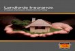 Landlords Insurance - Property Insurance Plus - pi · PDF file02 Landlords nsurance PRODUCT DISCLOSURE STATEMENT AND POLICY 03 Landlords Insurance Product Disclosure Statement & Policy