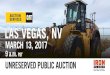 LAS VEGAS, NV - Amazon Web Services · PDF fileHOSTED BY UNRESERVED PUBLIC AUCTION Cat Auction Services an IronPlanet marketplace MARCH 13, 2017 Welcome to LAS VEGAS, NV UPCOMING AUCTIONS