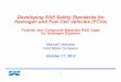 Developing SAE Safety Standards for Hydrogen and · PDF fileDeveloping SAE Safety Standards for Hydrogen and Fuel Cell Vehicles ... Powertech Localized Fire Protection ... the temperature