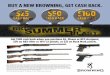 BUY A NEW BROWNING, GET CASH BACK. - Reeds · PDF fileBUY A NEW BROWNING, GET CASH BACK. This rebate offer is only valid on the consumer retail purchase of NEW Browning A5,
