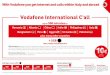 Vodafone International C’ · PDF fileUp to 20 MB Internet away from home ... 0 cent/min + 19 cents for calls to domestic land lines Porta i tuoi amici To call Bangladesh and Romania