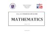 K to 12 CURRICULUM GUIDE · PDF fileRepublic of the Philippines Department of Education DepEd Complex, Meralco Avenue Pasig City K to 12 CURRICULUM GUIDE MATHEMATICS (Grade 1 to 2)