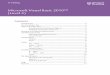 Microsoft Visual Basic 2010 - University of Reading · PDF fileMicrosoft Visual Basic 2010™ ... work through Microsoft Excel 2013: ... This will take you into the Visual Basic Editor