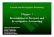 Forensic and Investigative Accounting Chapter 1ruby.fgcu.edu/courses/cpacini/courses/acg4939-6935/acg6935unit1... · Chapter 1 Forensic and Investigative Accounting 2. Forensic Accounting