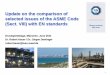 Update on the comparison of selected issues of the ASME ... · PDF fileUpdate on the comparison of selected issues of the ASME Code (Sect. VIII) with EN standards. Druckgerätetage,
