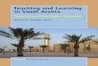 Teaching and Learning in Saudi Arabia Perspectives from ... · PDF fileTeaching and Learning in Saudi Arabia Amani K. Hamdan (Ed.) Spine 13.056 mm Teaching and Learning in Saudi Arabia