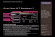 OverView AFP Designer 7 - ISIS · PDF fileOverView AFP Designer 7 Product Description The ISIS Papyrus OverView AFP Designer is the industry standard graphi ... • Display and testing