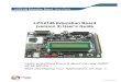 LPC2148 Education Board (version 3) User’s Guide · PDF fileLPC2148 Education Board ... NXP ARM7TDMI LPC2148 microcontroller with 512 KByte program Flash and 32+8 KByte ... MMC/SD