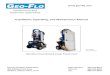 Geothermal and Hydronics Specialists Installation ... · PDF fileInstallation, Operating, and Maintenance Manual Geothermal and Hydronics Specialists Geothermal Closed Loop Flush Cart