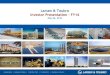 Larsen & Toubro Investor Presentation FY16 - L&T India ...investors.larsentoubro.com/upload/InvPres/FY2016InvPresInvestor... · The risks and uncertainties relating to these statements
