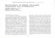 Evaluation of High Strength Materials for · PDF fileEvaluation of High Strength Materials for Prostheses Virgil Faulkner, C.P.O. Martha Field, M.S. John W. Egan, M.S. Norman G. Gall,