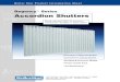Regency Series Accordion Shutters - Roller Star · PDF fileRegencyTM Series Accordion Shutters Roller Star Product Introduction Sheet 1460 SW 6th. Court, Bld. 1400 Pompano Beach, FL