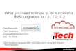 What you need to know to do successful OS/400 · PDF fileWhat you need to know to do successful IBM i upgrades to 7.1, ... upgrade to a new release, ... •WebSphere MQ version 7.0.1