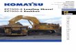ydraulic - Komatsu  · PDF fileKomatsu low noise cab on multiple viscous mounts for reduced noise and vibration Large volume cab with full height front window