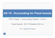 IPCC Paper 1: Accounting Chapter 1 Unit 2 Fixed Assets · PDF fileIPCC Paper 1: Accounting Chapter 1 Unit 2 ... An asset is a resource controlled by ... Accounting for an item of Fixed