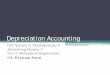 Depreciation Accounting - ICAI Knowledge · PDF file10/55 of the cost of the asset less estimated scrap value; & the depreciation for the 2 nd year will be 9/55 of the ... Depreciation