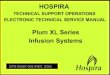 HOSPIRA Infusion Systems Plum XL Series - Med One · PDF fileFor use with the following list numbers: Technical Service Manual Plum XL 11555-04, 12570-04 LifeCare XL 11555-09, 11555-13,