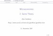 Microeconomics 2. Game Theory - uni-bonn.de · PDF fileMicroeconomics - 2.1 Strategic form games Description idsds Nash Rationalisability Correlated eq Microeconomics 2. Game Theory