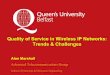 Quality of Service in Wireless IP Networks: Trends ... · PDF fileQuality of Service in Wireless IP Networks: Trends & Challenges ... Perceptual Parameter System Parameter ... of proposals: