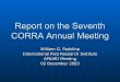 Report on the Seventh CORRA Annual · PDF fileReport on the Seventh CORRA Annual Meeting. William G. ... The proposal to rename IRRI elite . ... The RKB is updated every two months