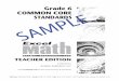 Grade 6 COMMON CORE MPLE STANDARDS - Excel · PDF fileCOMMON CORE MPLE STANDARDS Grade 6. ... For each Lesson Plan ... Standard Excel Math as well as for our Common Core Excel Math