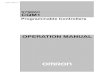 OPERATION MANUAL - omronkft.huomronkft.hu/nostree/pdfs/plc/cqm1h/w226-e1-7.pdf · ix About this Manual: The CQM1 is a compact, high-speed Programmable Controller (PC) designed for