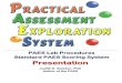 Standard PAES Presentation - paesauthor.compaesauthor.com/pdf/Standard PAES Presentation Guide.pdf · Standard PAES Presentation Guide ... SM5 WB5 SN5 SS5 WP5 MP5 EP5 PI5 ... FM5