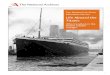 The sinking of the Titanic, 1912 - The National Archives · PDF fileTeacher’s notes English Literature ... The sinking of the Titanic with the loss of 1,500 lives caused an uproar