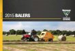 2015 BALERS 2015 BALERS - Vermeer Baler Literature.pdf · It takes a rugged baler with heavy-duty components to withstand the tough conditions and tight timeframes of baling cornstalks