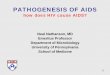 PATHOGENESIS OF AIDSsuper7/19011-20001/19601.pdf · 3 PATHOGENESIS OF AIDS how does HIV cause AIDS? DEFINITIONS HIV: human immunodeficiency virus HIV is a member of the lentivirus