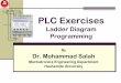 Mechatronics Engineering Department Hashemite University Exercises.pdf · The PLC task is to move the piston in and out. When switch SW1 is momentarily turned on, piston A is to