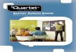 Quartet Bulletin Boards - Grainger Industrial Supply · PDF fileSophisticated Style. Modern fabric and upscale frames are ideal for executive offices and conference rooms. magnetic