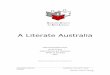 A Literate Australia -  · PDF fileA Literate Australia Australian Council for Adult Literacy National Position Paper© 2 Contents Australian Council for Adult Literacy